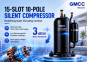 GMCC Unveils New 15-Slot 10-Pole Silent Compressor